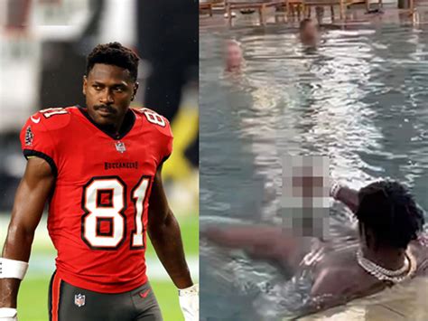 antonio brown naked pool|Exclusive 